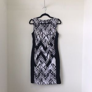 Black and white dress
